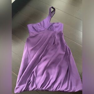 Armani‎ Exchange One-Shoulder Purple Dress
